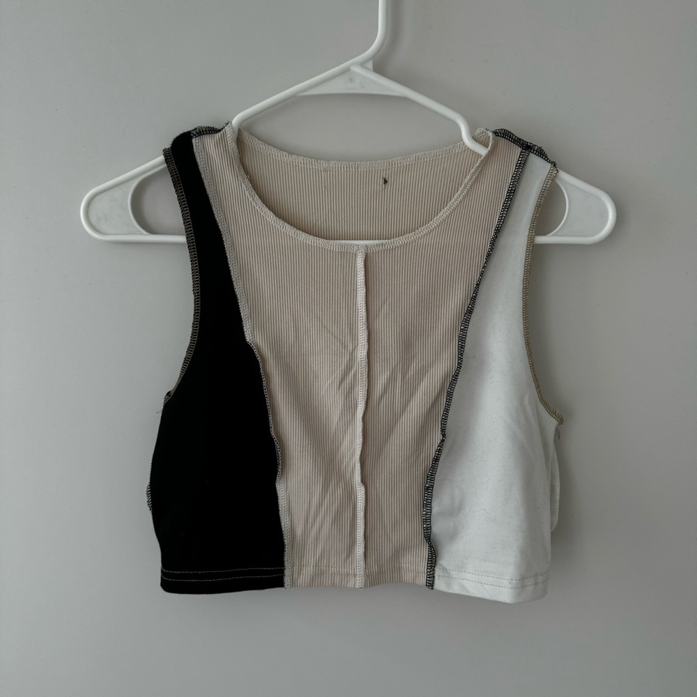 Patchwork Crop Top